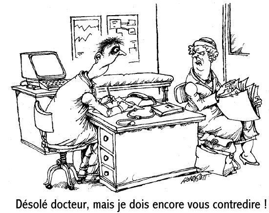 Ils ont peur de la vérité (nos médecins)